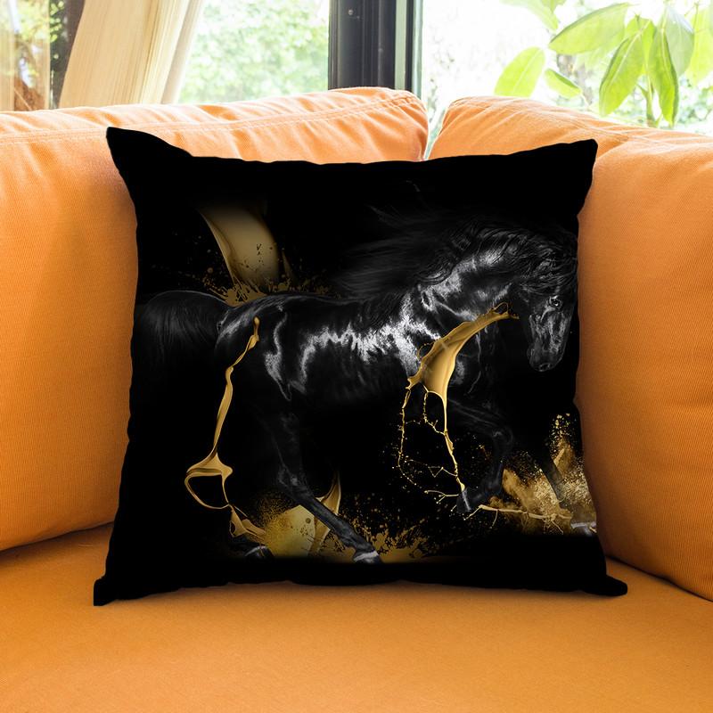 Horse Throw Pillow By Alexandre Venancio