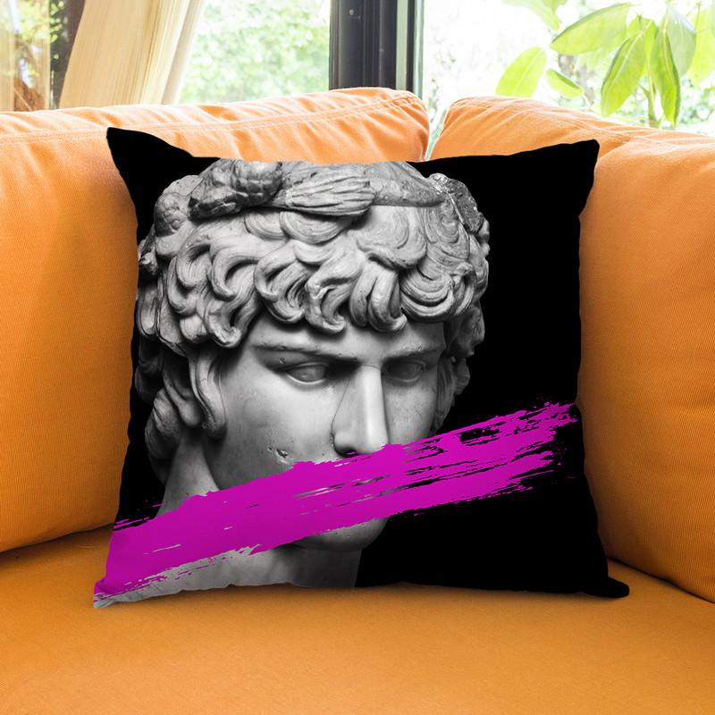 Masterpieces Remix Greece I Throw Pillow By Alexandre Venancio