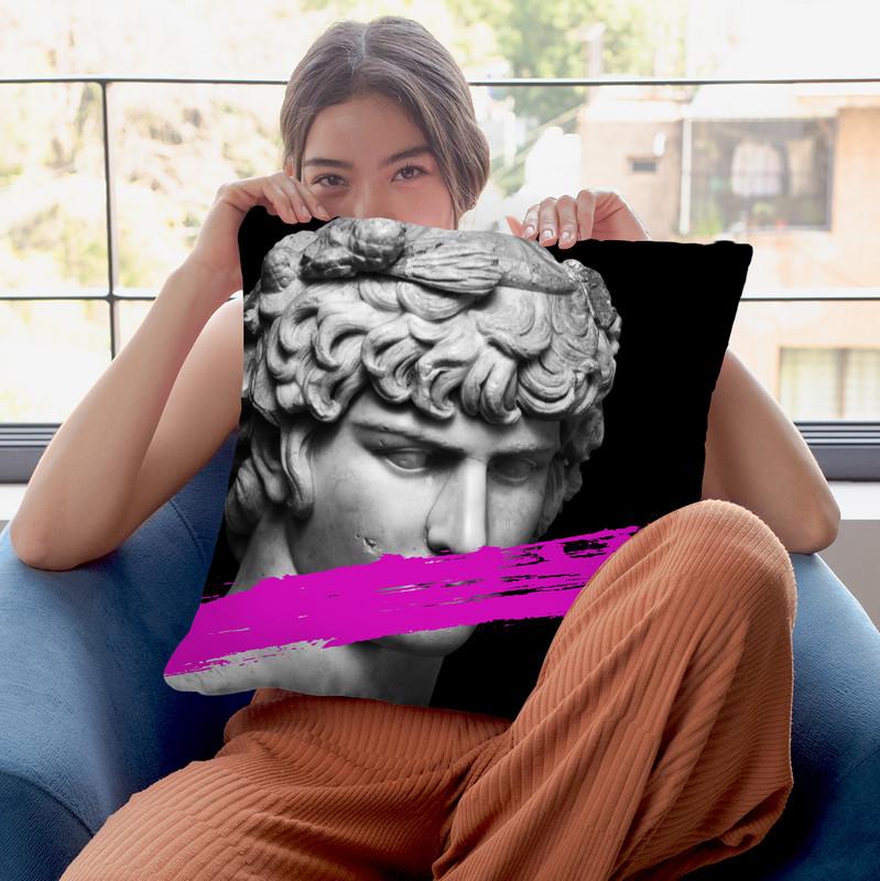 Masterpieces Remix Greece I Throw Pillow By Alexandre Venancio