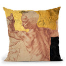 Masterpieces Remix Michelangelo I Throw Pillow By Alexandre Venancio