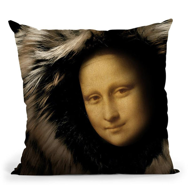 Monalisa Vison Fendi Throw Pillow By Alexandre Venancio