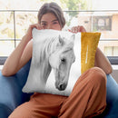 Whitehorse I Throw Pillow By Alexandre Venancio