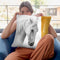 Whitehorse I Throw Pillow By Alexandre Venancio