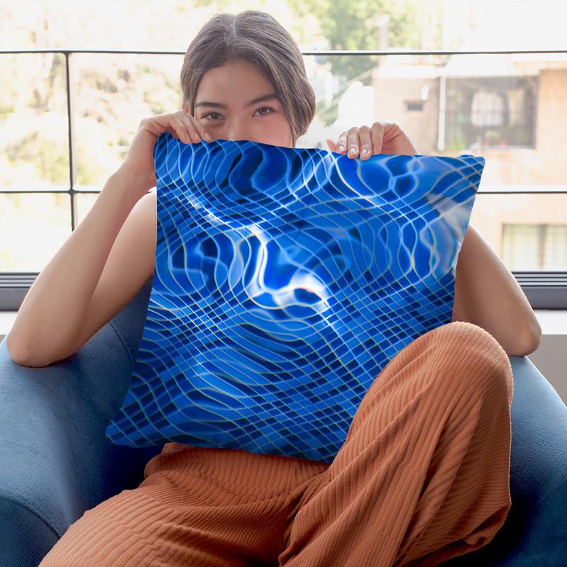 By The Pool Ii Throw Pillow By Alexandre Venancio