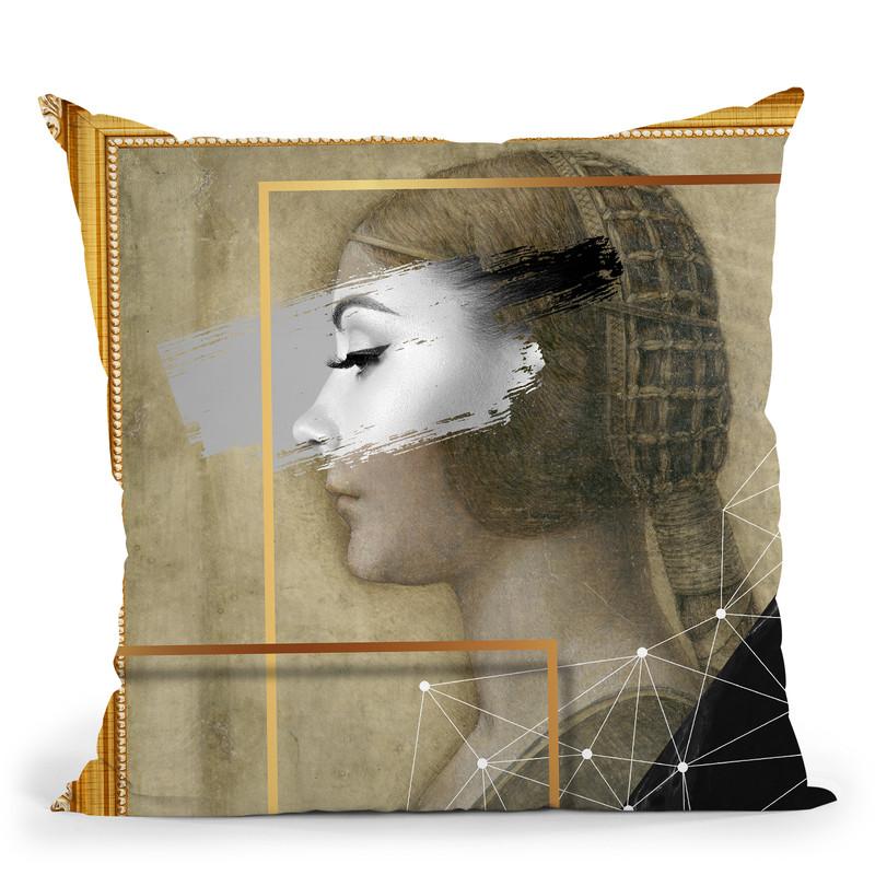 Dm Davinci Ii Throw Pillow By Alexandre Venancio