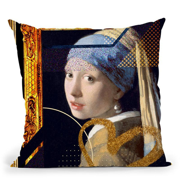 Dm Vermeer Throw Pillow By Alexandre Venancio