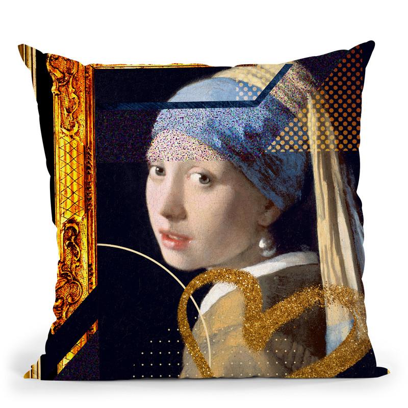 Dm Vermeer Throw Pillow By Alexandre Venancio