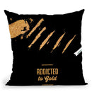Fashion Addicted To Gold Throw Pillow By Alexandre Venancio