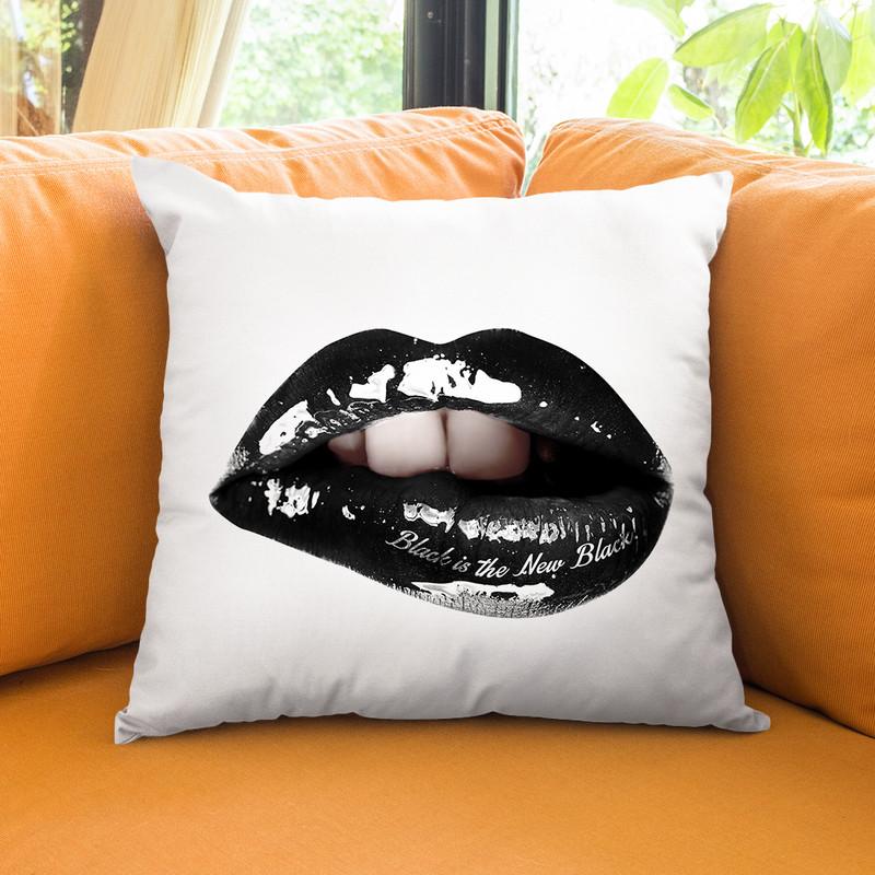 Fashion Black Is The New Black Throw Pillow By Alexandre Venancio