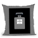 Fashion Perfume Pied De Coq Throw Pillow By Alexandre Venancio
