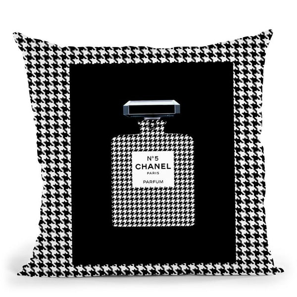 Fashion Perfume Pied De Coq Throw Pillow By Alexandre Venancio