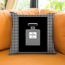 Fashion Perfume Pied De Coq Throw Pillow By Alexandre Venancio