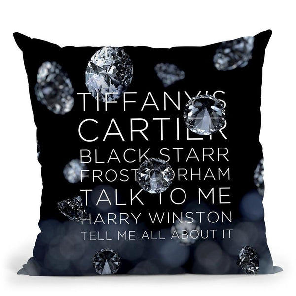 Fashion Diamonds Best Friends Throw Pillow By Alexandre Venancio