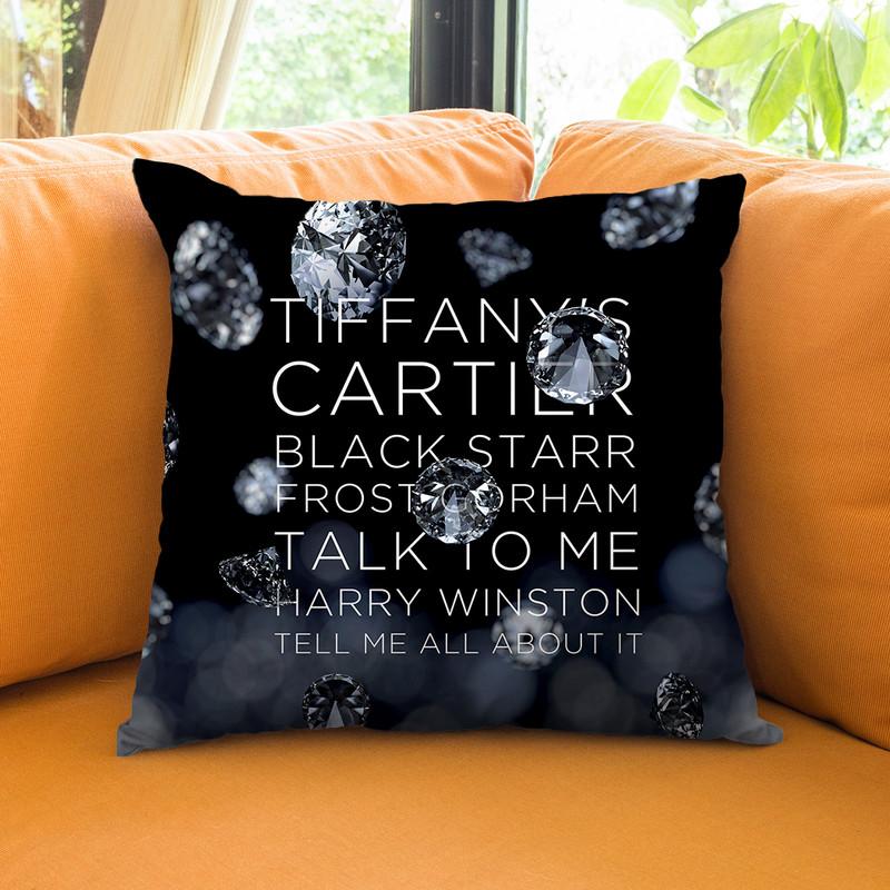 Fashion Diamonds Best Friends Throw Pillow By Alexandre Venancio