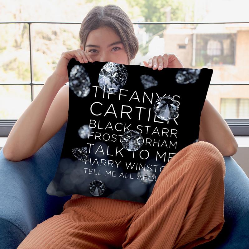 Fashion Diamonds Best Friends Throw Pillow By Alexandre Venancio