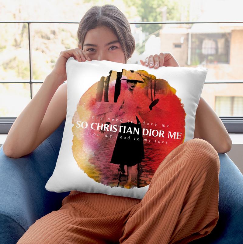 Fashion Dior Throw Pillow By Alexandre Venancio