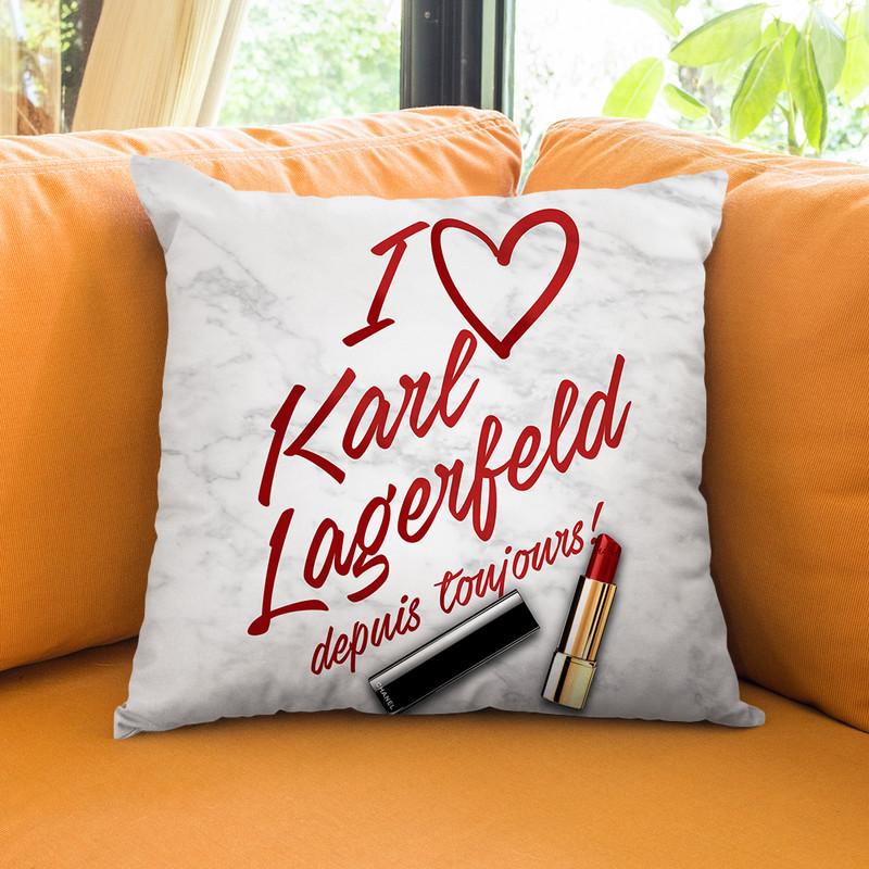 Fashion Karl Lagerfeld Throw Pillow By Alexandre Venancio