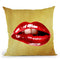 Fashion Lips Throw Pillow By Alexandre Venancio