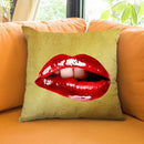 Fashion Lips Throw Pillow By Alexandre Venancio