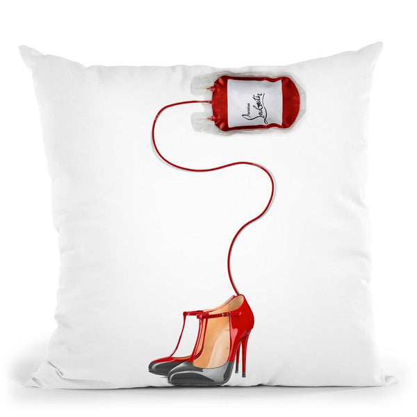 Fashion Louboutin Throw Pillow By Alexandre Venancio