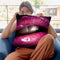 Fashion Magenta Kiss I Throw Pillow By Alexandre Venancio