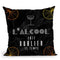 Fashion Art Deco L'Acool Throw Pillow By Alexandre Venancio