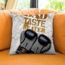 Fashion Bad Taste Boxing Throw Pillow By Alexandre Venancio