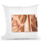 Fashion Lv Tropical Rose Leaves I Throw Pillow By Alexandre Venancio