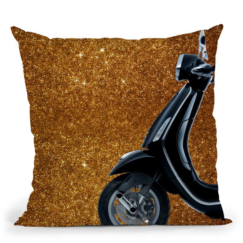 Fashion Vespa Versace I Throw Pillow By Alexandre Venancio