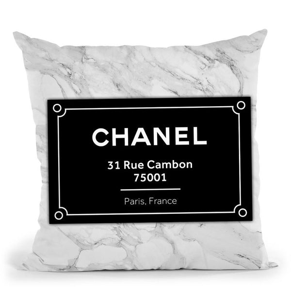 Fashion Street Sign Throw Pillow By Alexandre Venancio