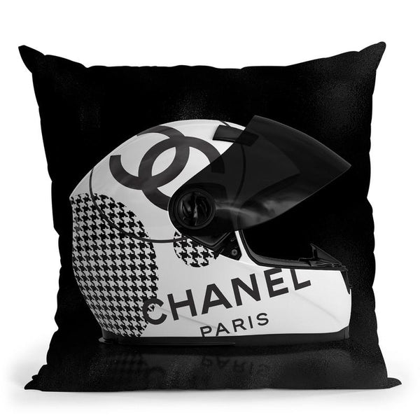 Fashion Motorcycle Helmet Throw Pillow By Alexandre Venancio