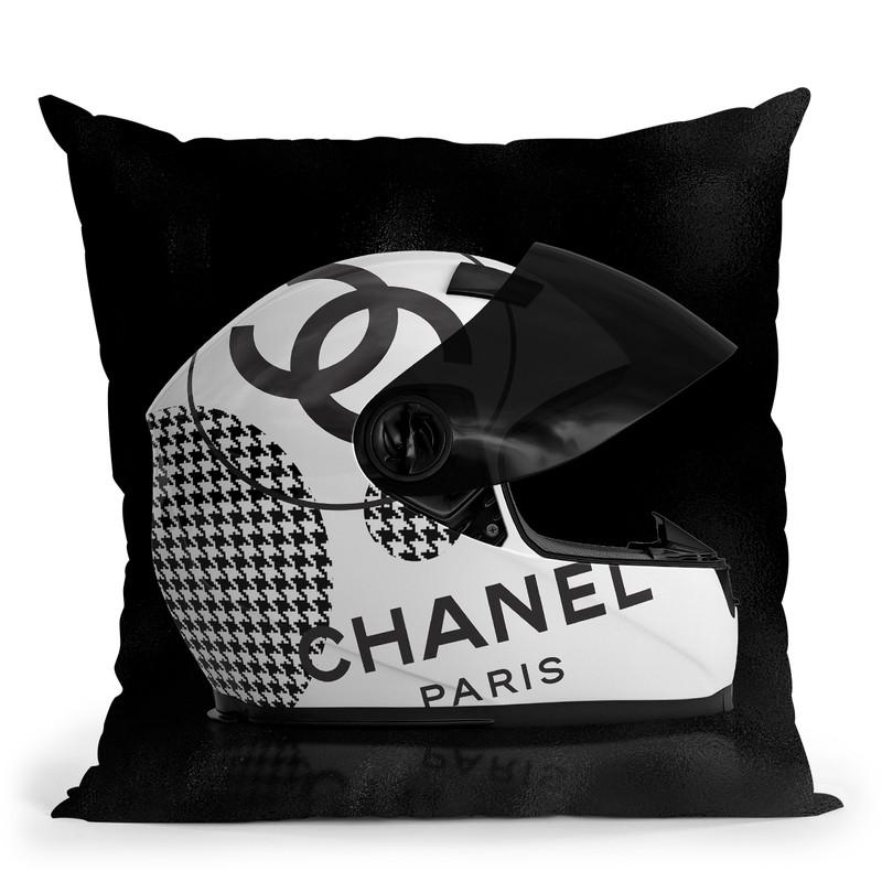 Fashion Motorcycle Helmet Throw Pillow By Alexandre Venancio