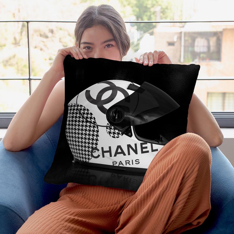 Fashion Motorcycle Helmet Throw Pillow By Alexandre Venancio