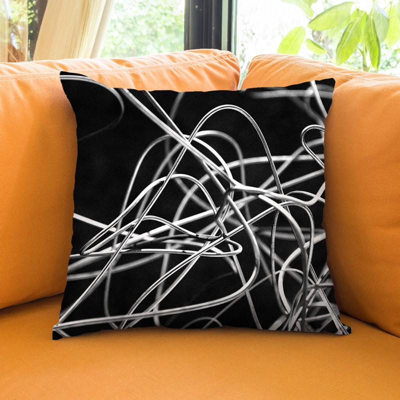 Fashion Maxxi Wires Ii Throw Pillow By Alexandre Venancio