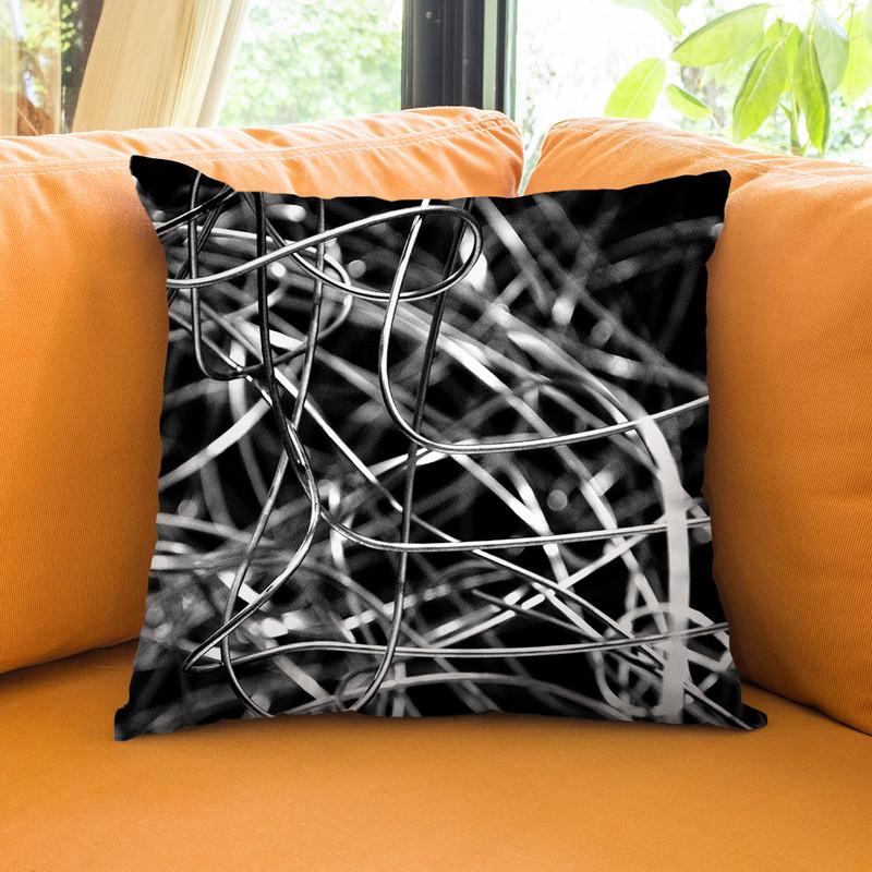 Fashion Maxxi Wires Iv Throw Pillow By Alexandre Venancio