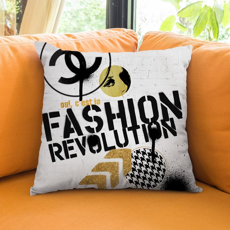 Fashion Revolution Throw Pillow By Alexandre Venancio