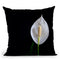 Flowers In Black Background Iii Throw Pillow By Alexandre Venancio