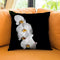 Flowers In Black Background Iv Throw Pillow By Alexandre Venancio