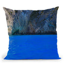 Greece Blue Sea Pair Ii Throw Pillow By Alexandre Venancio