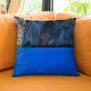 Greece Blue Sea Pair Ii Throw Pillow By Alexandre Venancio