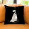 Iconic Dresses Balenciaga I Throw Pillow By Alexandre Venancio