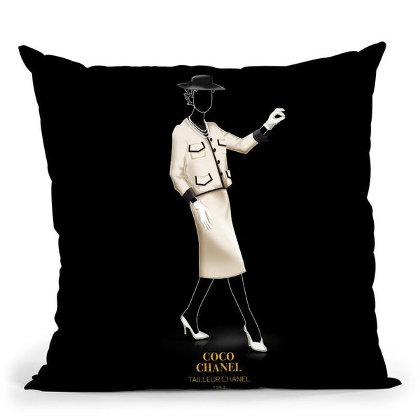 Iconic Dresses Tailleur I Throw Pillow By Alexandre Venancio