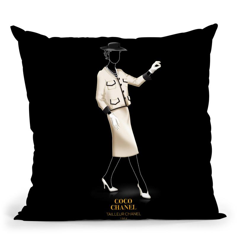 Iconic Dresses Tailleur I Throw Pillow By Alexandre Venancio