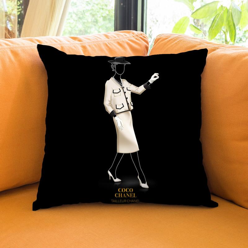 Iconic Dresses Tailleur I Throw Pillow By Alexandre Venancio