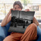 Parisinblackandwhite Compositiona Pont Des Arts Throw Pillow By Alexandre Venancio
