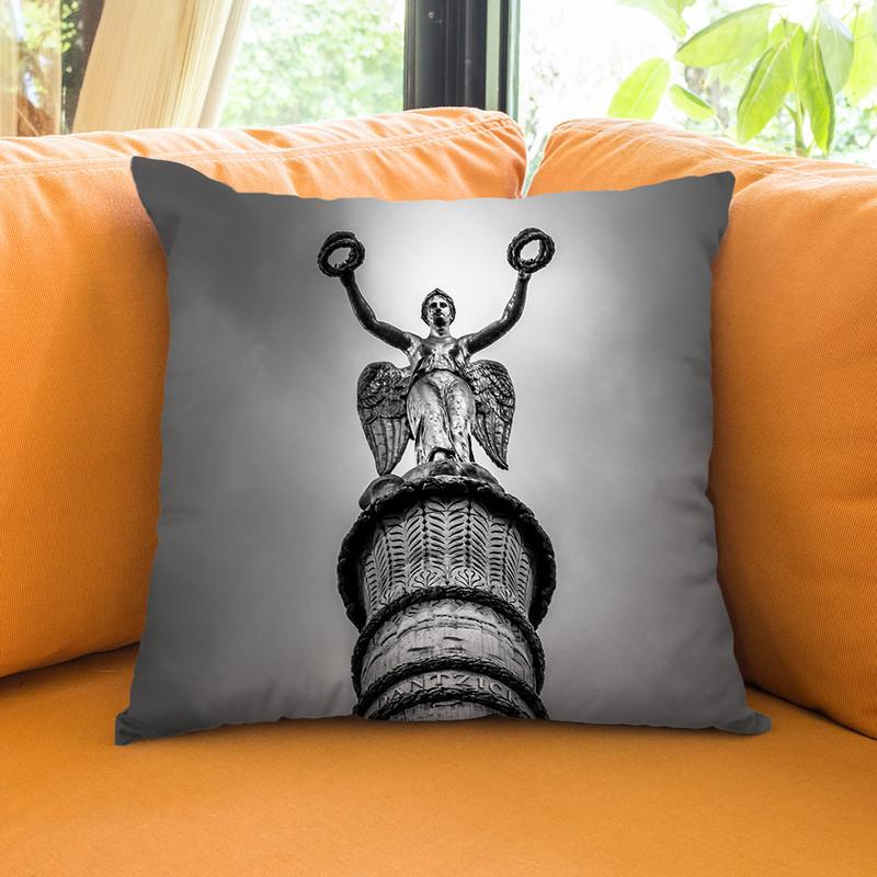 Paris In Black And White Composition Iii Throw Pillow By Alexandre Venancio