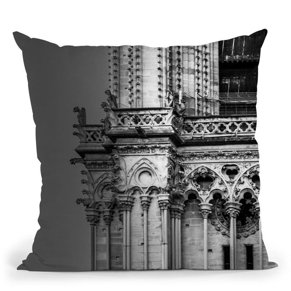 Paris In Black And White Composition V Throw Pillow By Alexandre Venancio