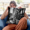 Paris In Black And White Composition Vi Throw Pillow By Alexandre Venancio