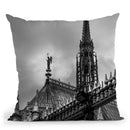 Paris In Black And White Composition Viii Throw Pillow By Alexandre Venancio
