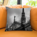 Paris In Black And White Composition Viii Throw Pillow By Alexandre Venancio